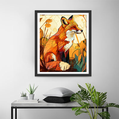 Abstract Fox Diamond Painting