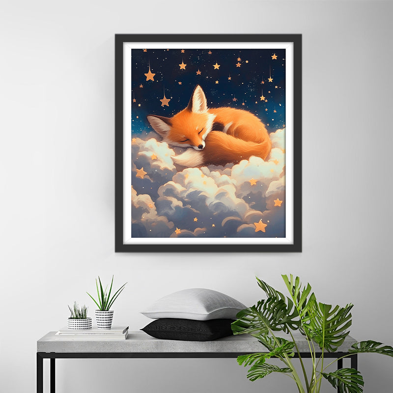 Fox on the Clouds Diamond Painting