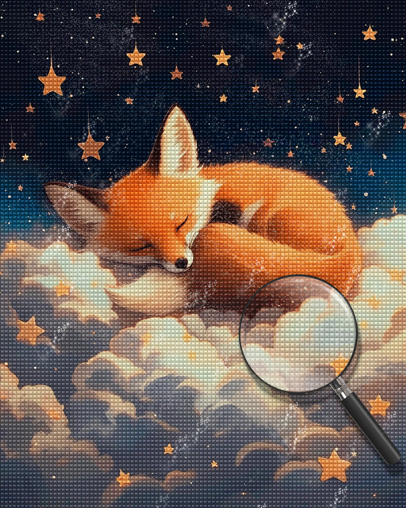 Fox on the Clouds Diamond Painting