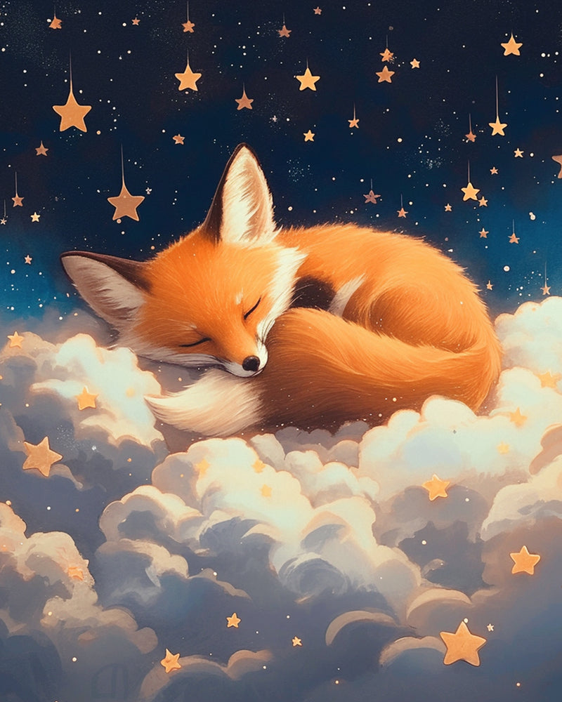 Fox on the Clouds Diamond Painting