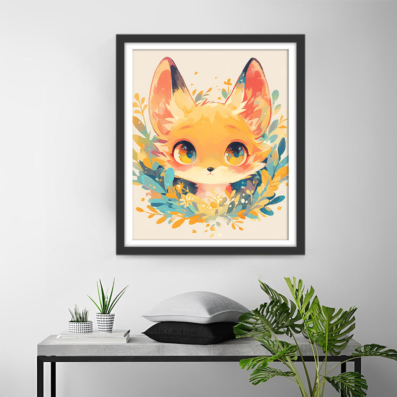 Cute Cartoon Fox Diamond Painting