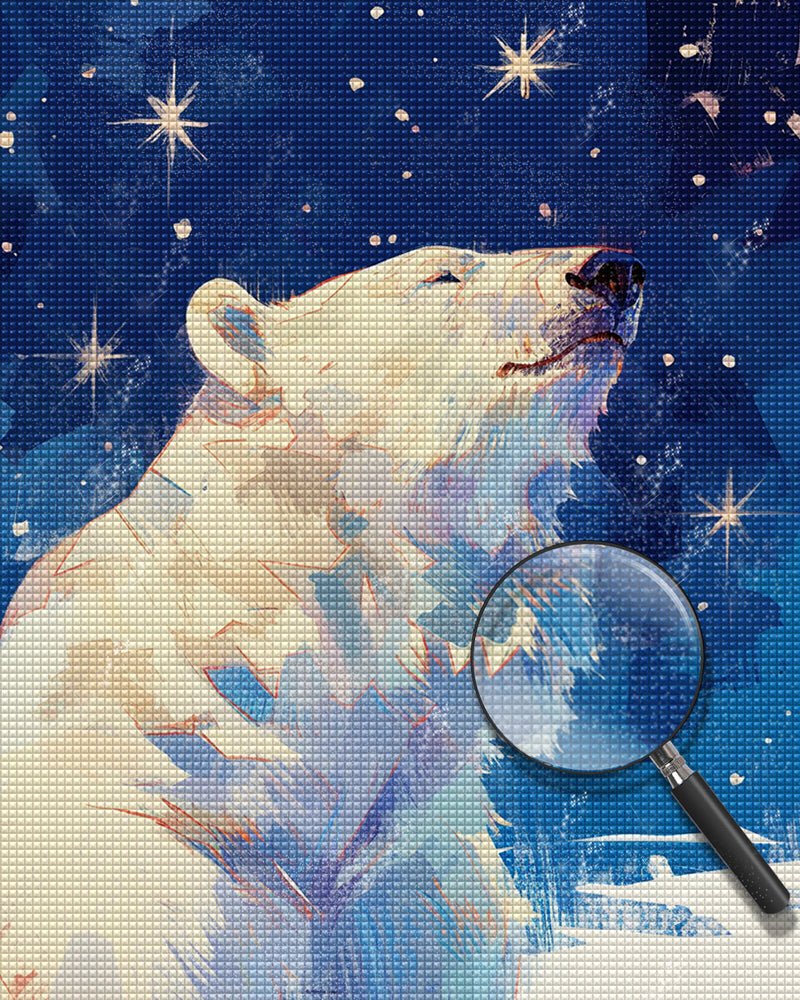 Polar Bear Diamond Painting