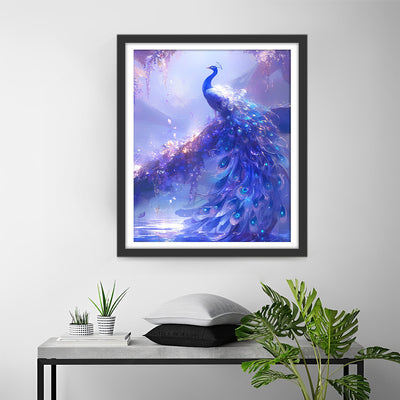 Fantasy Purple Peacock Diamond Painting