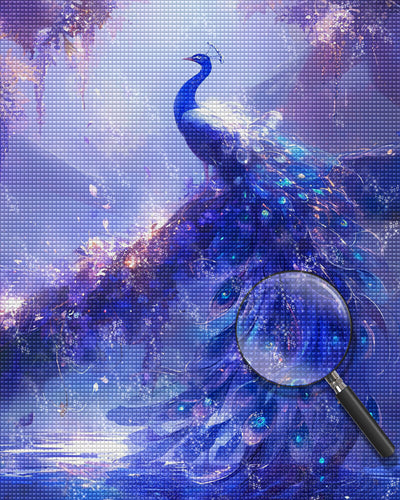 Fantasy Purple Peacock Diamond Painting