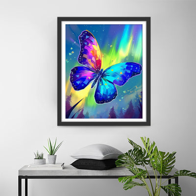 Colorful Glowing Butterfly Diamond Painting