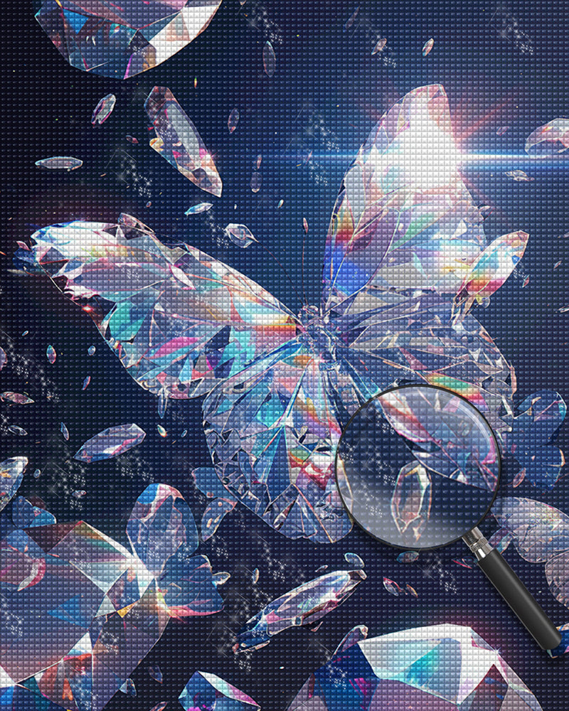 Crystal Butterflies Diamond Painting