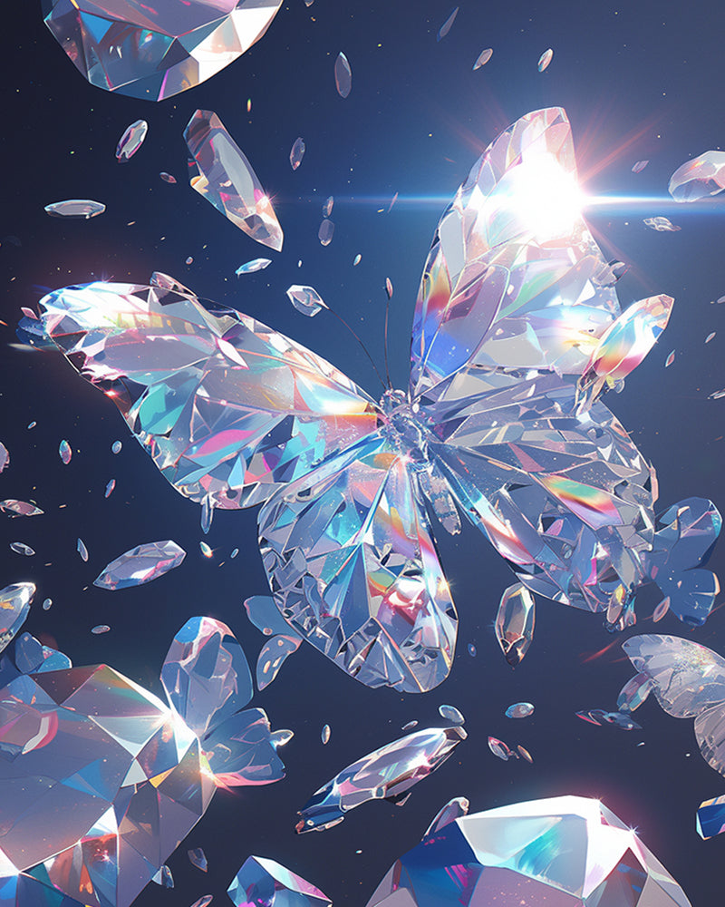 Crystal Butterflies Diamond Painting