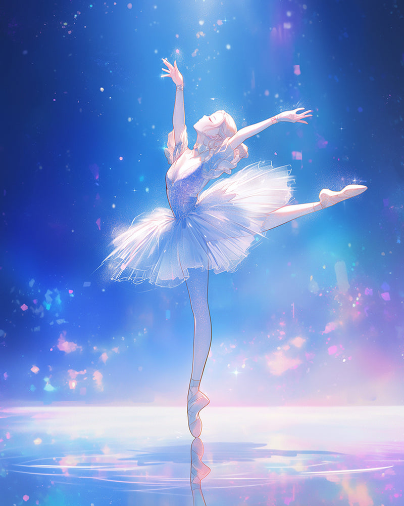 Elegant Ballet Dancer Diamond Painting