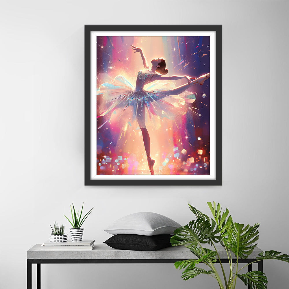 Elegant Ballet Dancer Diamond Painting