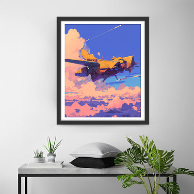 Popular Airplane Diamond Painting