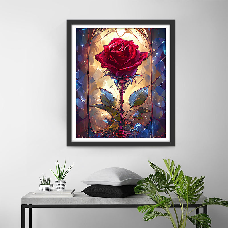 Red Rose Diamond Painting