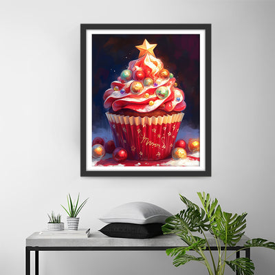 Christmas Cupcake Diamond Painting