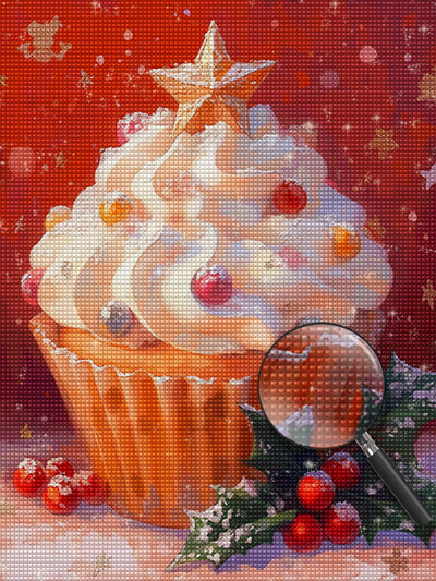 Christmas Cupcake Diamond Painting