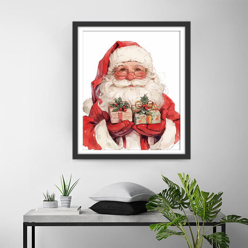 Santa Claus with Gifts Diamond Painting