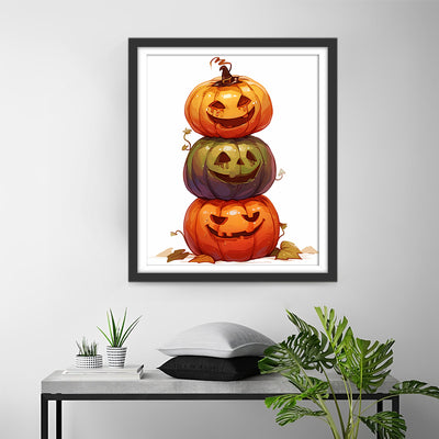 Halloween Pumpkins Diamond Painting