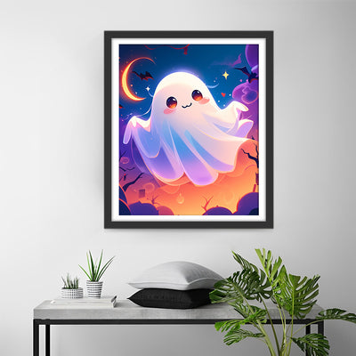 Cute Little Ghost Diamond Painting