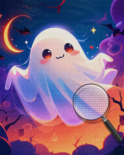 Cute Little Ghost Diamond Painting