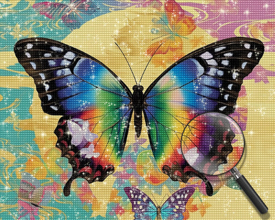 Colorful Butterfly Diamond Painting