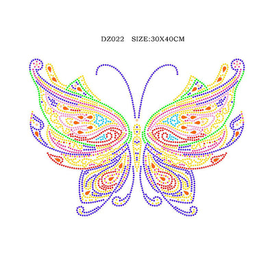 Gorgeous Colorful Butterfly Special Shaped Drills Diamond Painting