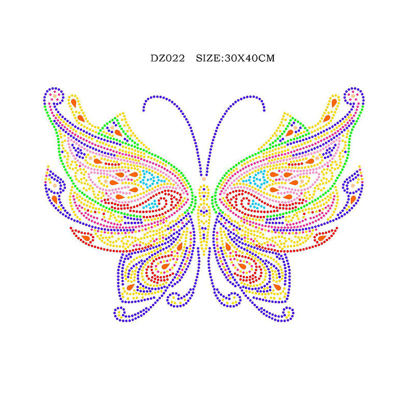 Gorgeous Colorful Butterfly Special Shaped Drills Diamond Painting