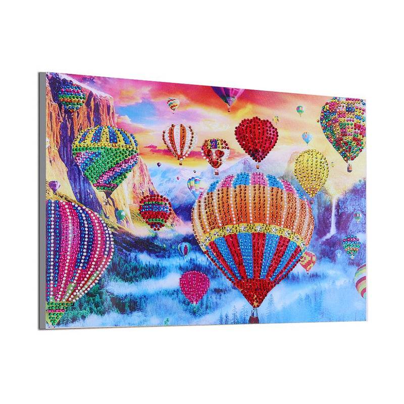 Fluttering Hot Air Balloon Special Shaped Drills Diamond Painting