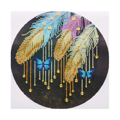 Feather Tassel Special Shaped Drills Diamond Painting