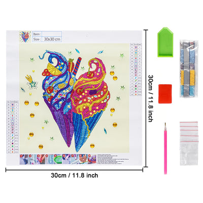 Yummy Ice Cream Special Shaped Drills Diamond Painting