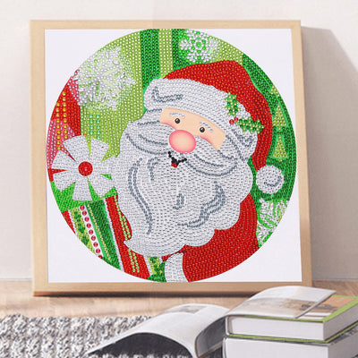 Happy Santa Claus Special Shaped Drills Diamond Painting