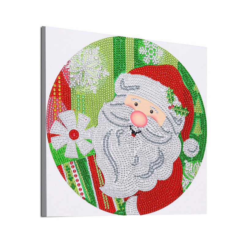 Happy Santa Claus Special Shaped Drills Diamond Painting