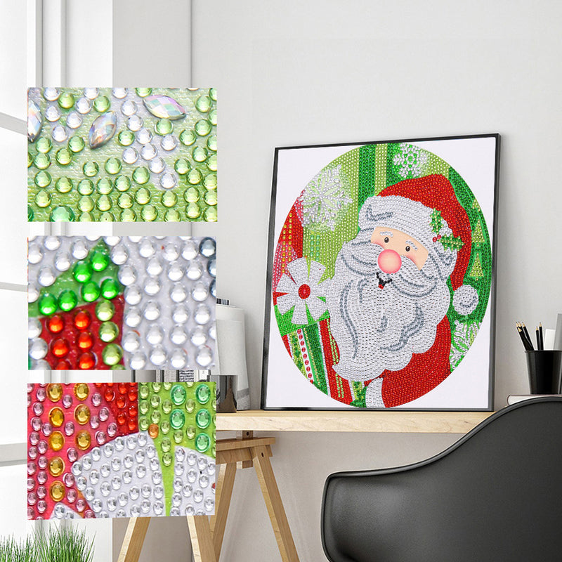 Happy Santa Claus Special Shaped Drills Diamond Painting