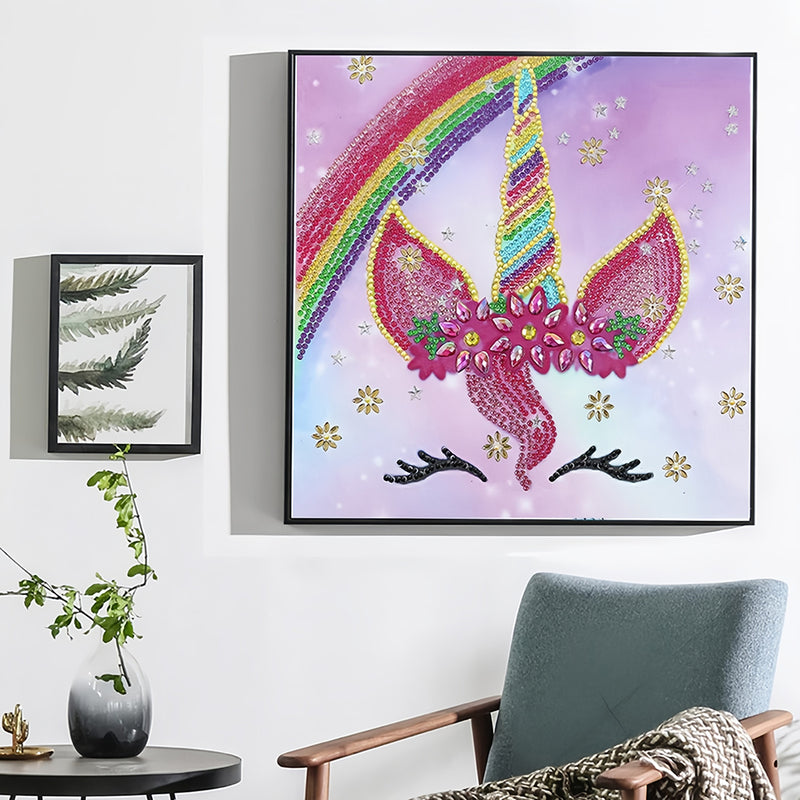 Rainbow Unicorn Special Shaped Drills Diamond Painting