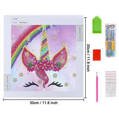 Rainbow Unicorn Special Shaped Drills Diamond Painting