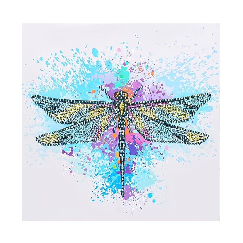 A Colorful Dragonfly Special Shaped Drills Diamond Painting