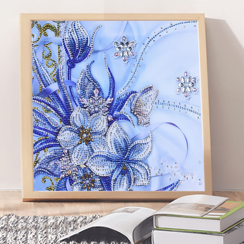 Blue Orchid Special Shaped Drills Diamond Painting