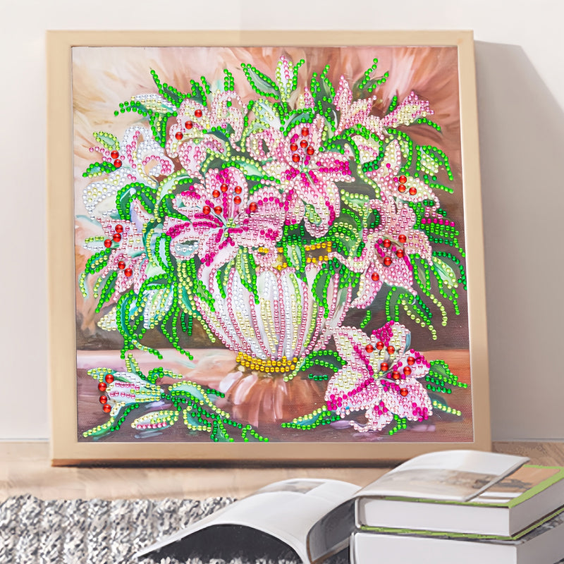 Pink Lily Special Shaped Drills Diamond Painting