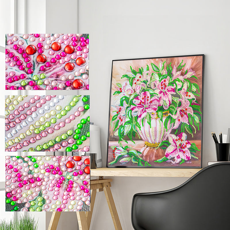 Pink Lily Special Shaped Drills Diamond Painting