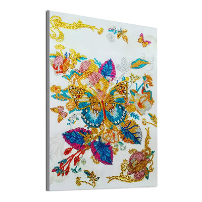 Autumn Brilliant Butterfly Special Shaped Drills Diamond Painting