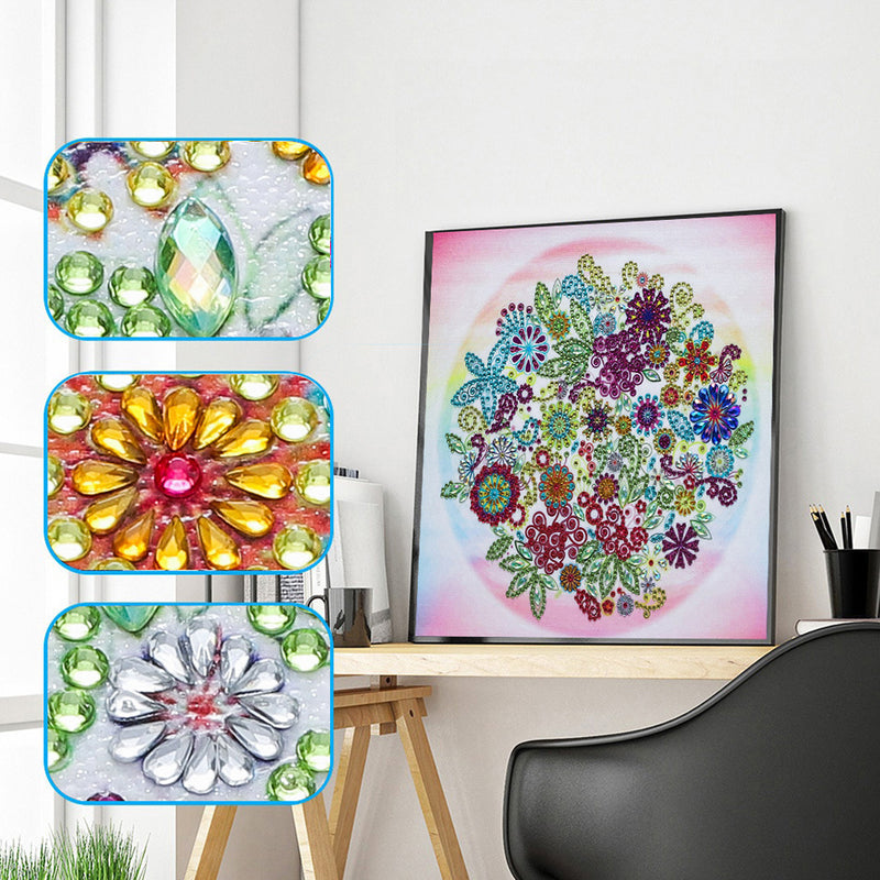 Little Spring Flowers Special Shaped Drills Diamond Painting