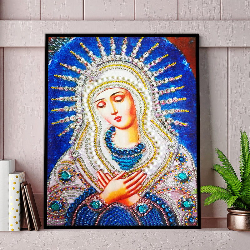 Our Lady of Light Special Shaped Drills Diamond Painting