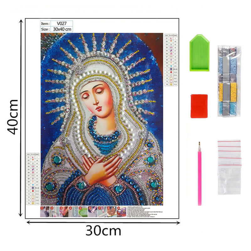 Our Lady of Light Special Shaped Drills Diamond Painting