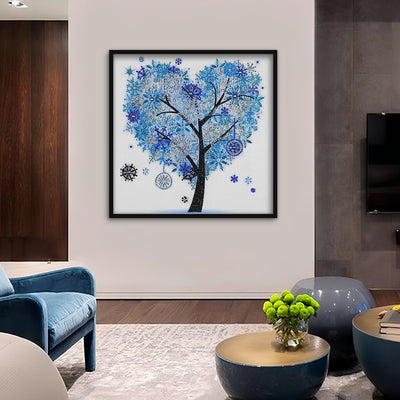 Heart Four Seasons Trees Special Shaped Drills Diamond Painting