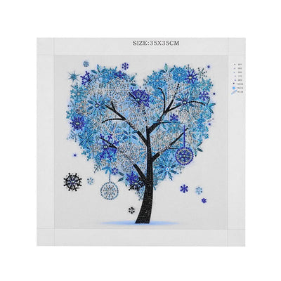 Heart Four Seasons Trees Special Shaped Drills Diamond Painting