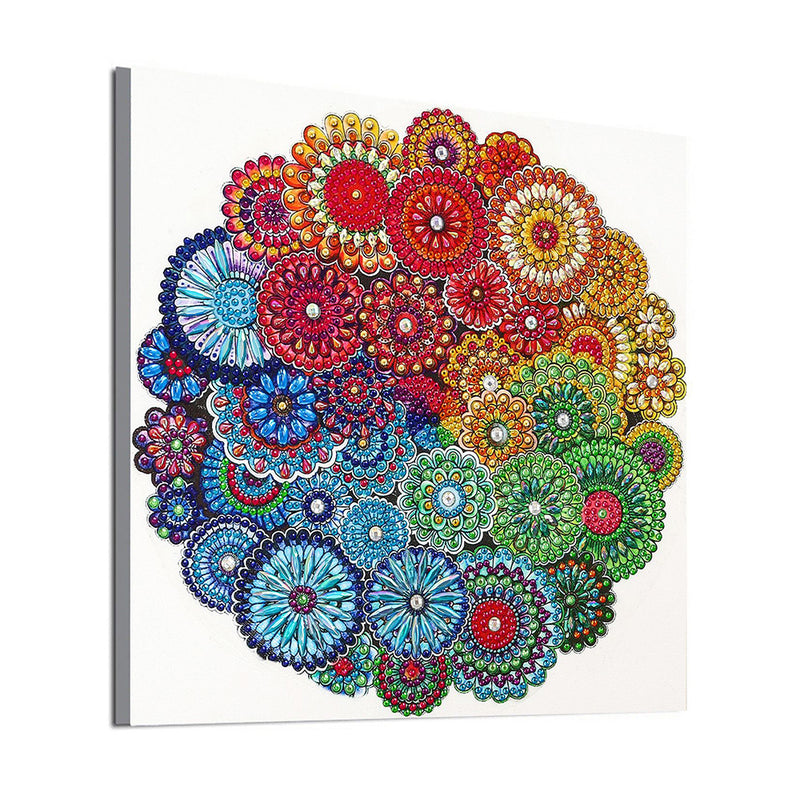 Rainbow Mandala Special Shaped Drills Diamond Painting