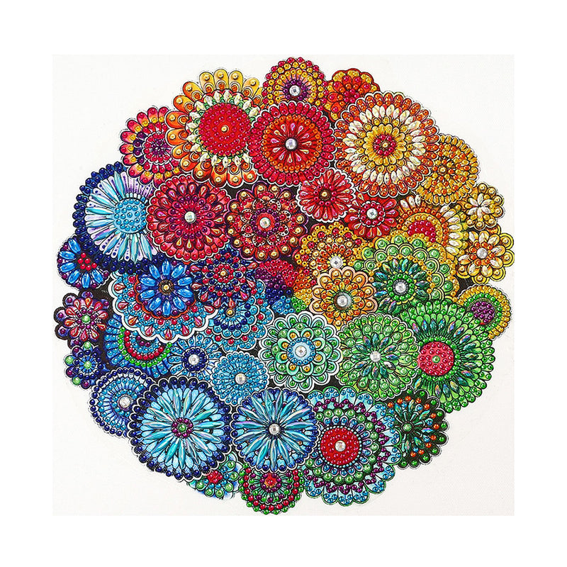 Rainbow Mandala Special Shaped Drills Diamond Painting