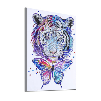 Butterfly Tiger Special Shaped Drills Diamond Painting