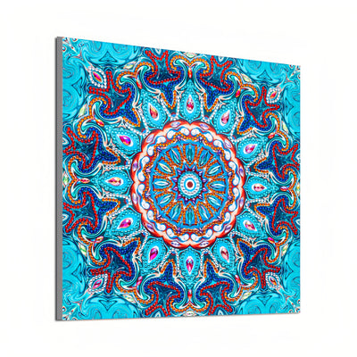 Blue Mandala Special Shaped Drills Diamond Painting