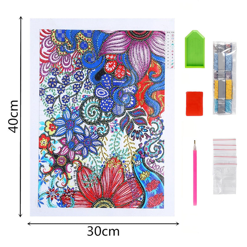 Various Flowers Special Shaped Drills Diamond Painting