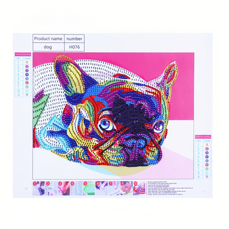 French Bulldog Special Shaped Drills Diamond Painting