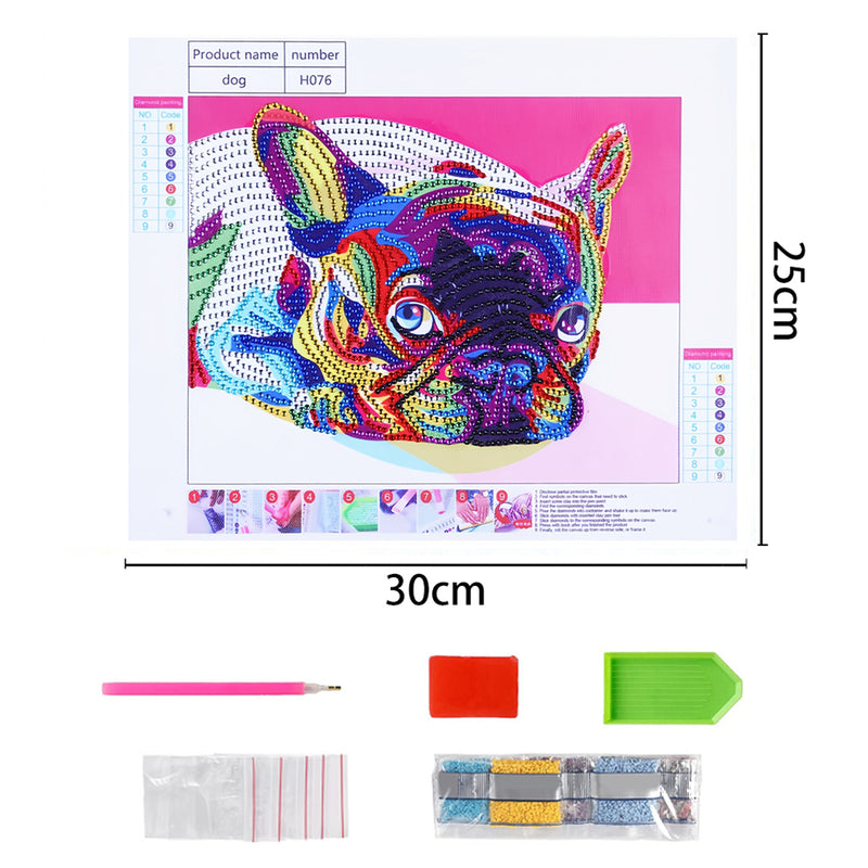 French Bulldog Special Shaped Drills Diamond Painting