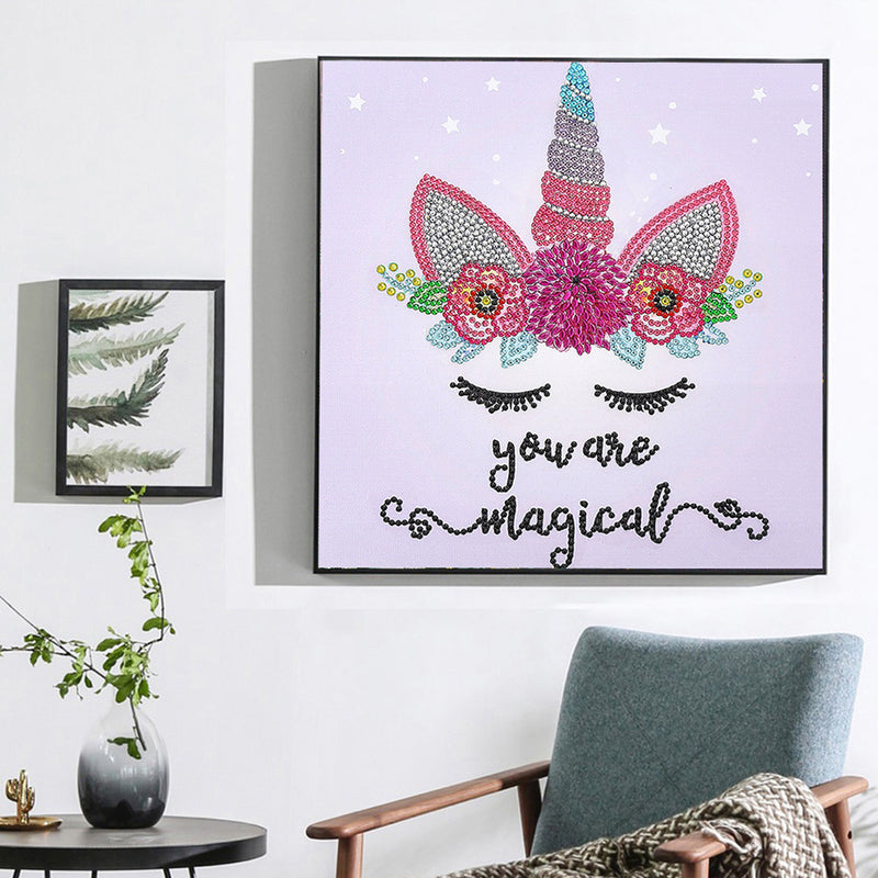 You are Magical Unicorn Special Shaped Drills Diamond Painting